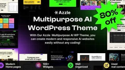 Azzle (v1.0.0) AI Technology & Startup WordPress Theme
