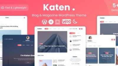 Katen v1.0.7 Blog & Magazine WordPress Theme