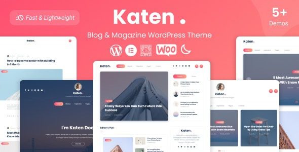 Katen v1.0.7 Blog & Magazine WordPress Theme