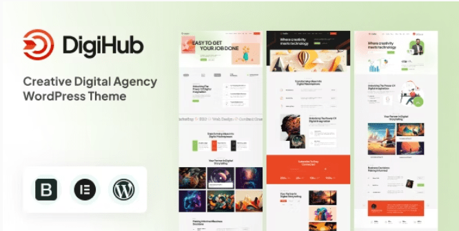 Digihub (v1.0) Digital Agency WordPress Theme