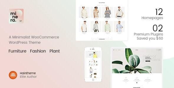 Minera v2.9.6 Minimalist WooCommerce WordPress Theme