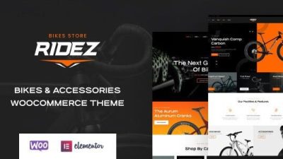 Ridez (v1.0.10) Bike Shop Elementor WordPress Theme