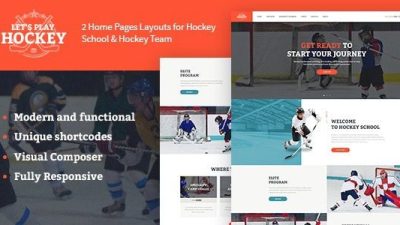 Let’s Play v1.1.9 Hockey School & Sport WordPress Theme
