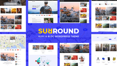 Surround v1.3 Vlog & Blog WordPress Theme