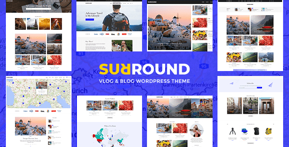Surround v1.3 Vlog & Blog WordPress Theme