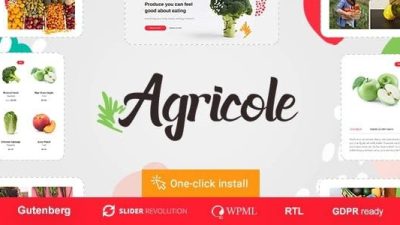 Agricole v1.1.2 Organic Food & Agriculture WordPress Theme