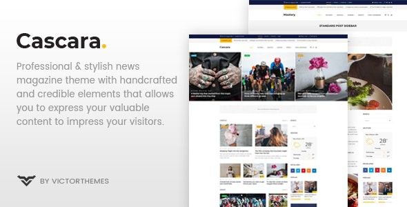 Cascara v1.8 Blog, News & Magazine WordPress Theme