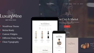 Luxury Wine v1.1.10 Liquor Store & Vineyard WordPress Theme + Shop