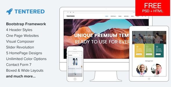 Tentered v2.5 Multi Purpose WordPress Theme