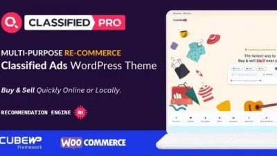 ClassifiedPro (v1.0.12) Classified Ads & ReCommerce WordPress Theme [NFIX]