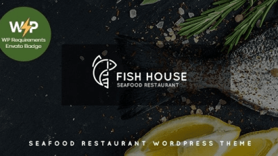 Fish House v1.2.6 A Stylish Seafood Restaurant / Cafe / Bar WordPress Theme