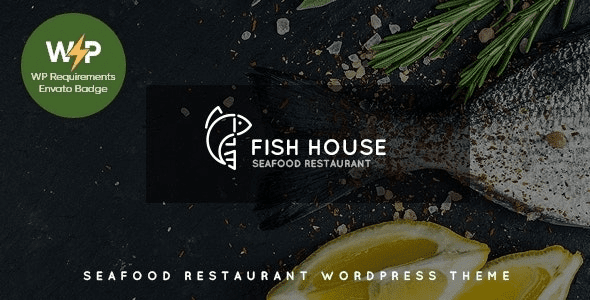 Fish House v1.2.6 A Stylish Seafood Restaurant / Cafe / Bar WordPress Theme
