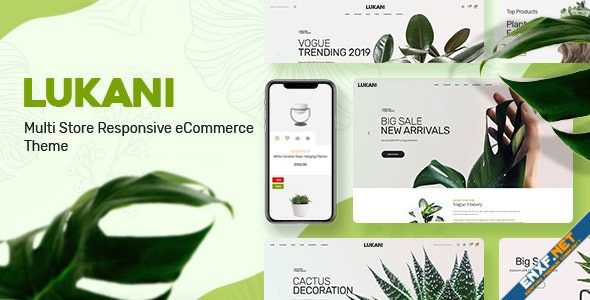 Lukani v1.1.5 Plant Store Theme for Woo WP #