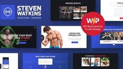 Steven Watkins (v2.0.0) Personal Gym Trainer & Nutrition Coach WordPress Theme