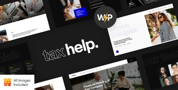 Tax Help (v2.13.0) Finance & Business Accounting Adviser WordPress Theme