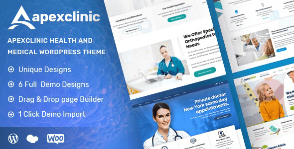ApexClinic (v1.3.4) Health & Clinic Theme
