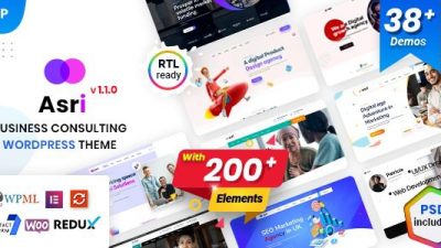 NFixed* Asri (v1.1.3) One Page Multipurpose Business WordPress Theme