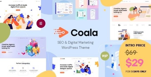 Coala v1.0.0 SEO & Digital Marketing WordPress Theme