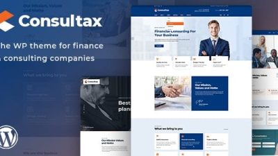 Consultax v1.2.0 Financial & Consulting WordPress Theme