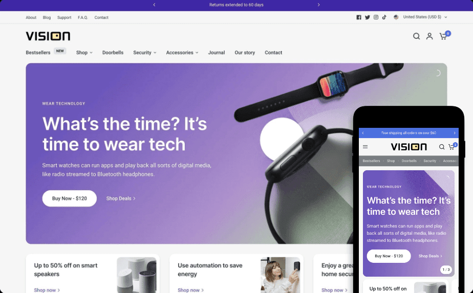 Shopify Vision Theme v1.1.0