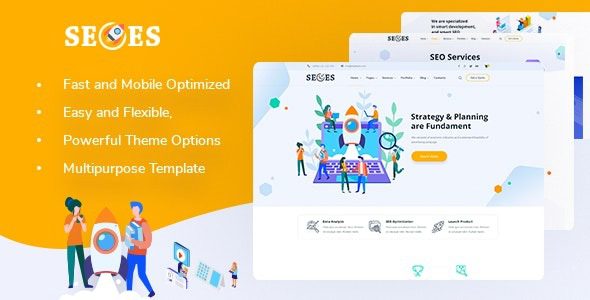 Seoes v1.0.3 Marketing Agency WordPress Theme