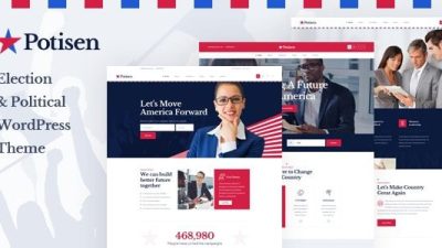 Potisen v1.1.8 Election & Political WordPress Theme #
