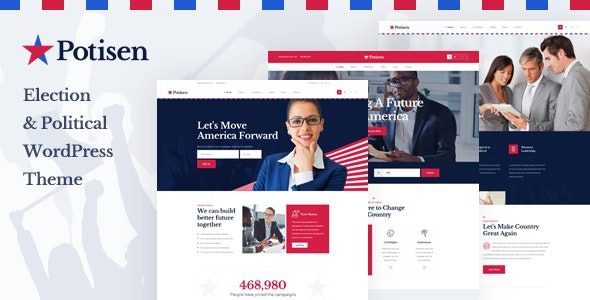 Potisen v1.1.8 Election & Political WordPress Theme #
