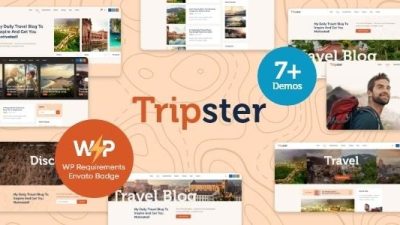 Tripster (v1.0.7) Travel & Lifestyle WordPress Blog