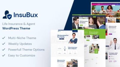 Insubux (v1.0.4) Insurance Company WordPress Theme