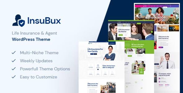 Insubux (v1.0.4) Insurance Company WordPress Theme