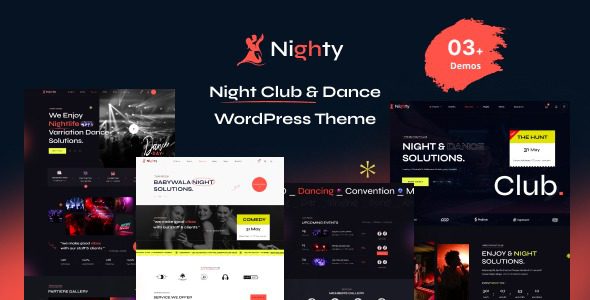 Nighty (1.0.4) Night Club Bar WordPress Theme