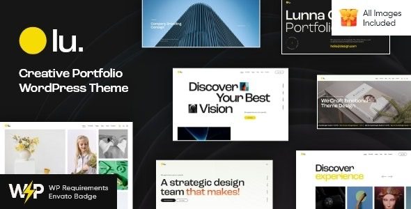 Lunna (v1.8) Creative Portfolio WordPress Theme