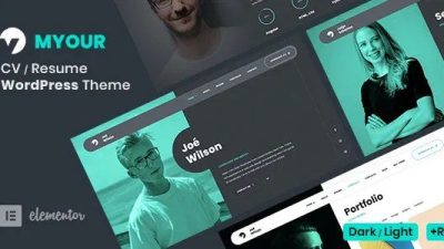 Myour (v1.5.1) WordPress Resume Theme