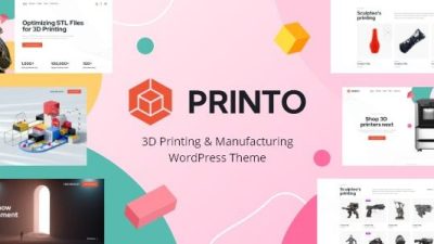 Printo (v1.4.0) – 3D Printing & Manufacturing WordPress Theme