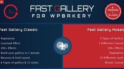 Fast Gallery v2.0 Premium WordPress Plugin