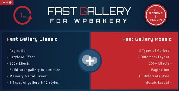 Fast Gallery v2.0 Premium WordPress Plugin