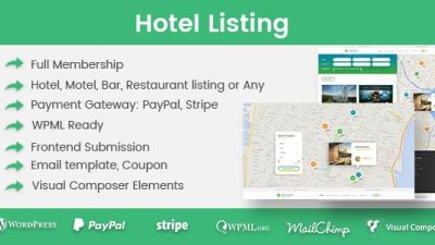 Hotel Listing (v1.3.9) WordPress Plugin