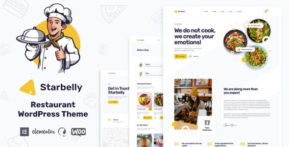 Starbelly (v1.3.2) Restaurant WordPress Theme