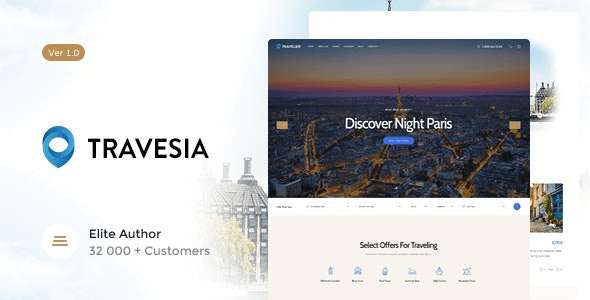 Travesia (v1.1.11) A Travel Agency WordPress Theme