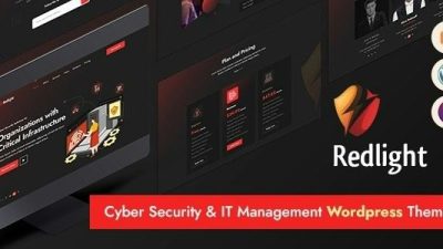 Redlight v1.0 Cyber Security & IT Management WordPress Theme