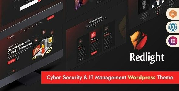 Redlight v1.0 Cyber Security & IT Management WordPress Theme