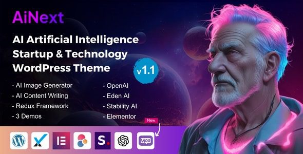 AiNext v1.1 AI Agency & Startup WordPress Theme