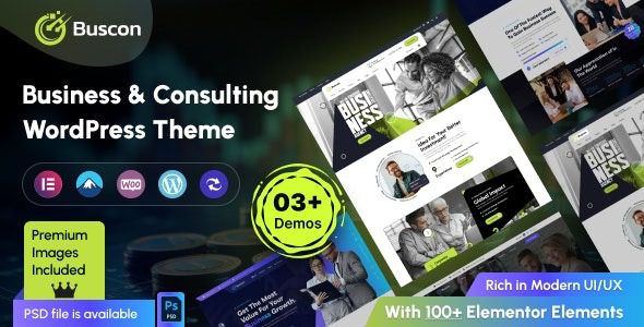 Buscon v1.0.1 Consulting Business WordPress Theme