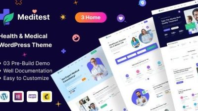Meditest v1.1.1 Health & Medical WordPress Theme
