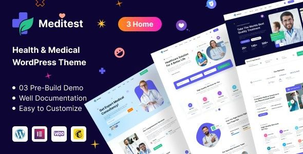 Meditest v1.1.1 Health & Medical WordPress Theme