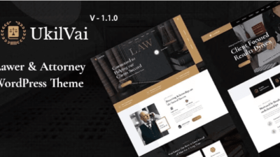 Ukilvai v1.1.2 Lawyer & Attorney WordPress Theme