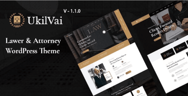 Ukilvai v1.1.2 Lawyer & Attorney WordPress Theme