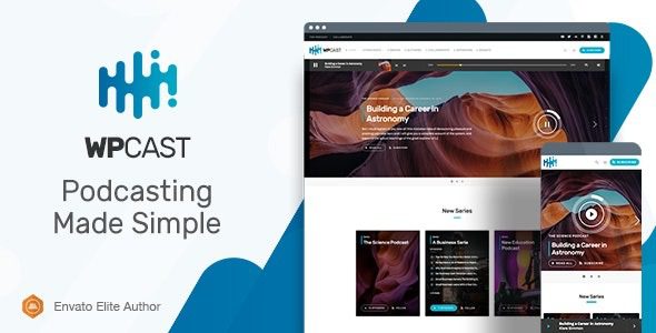 NFixed* Wpcast (v1.6.1) Audio Podcast WordPress Theme