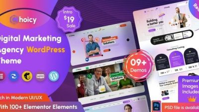 Choicy (v1.0.3) Digital Marketing Agency WordPress Theme