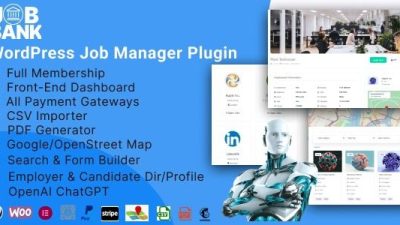 JobBank (v1.1.6) WordPress Job manager plugin